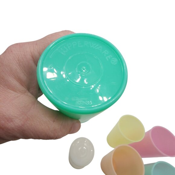 Tupperware Pastel Tumblers set of 6 12 oz - Picture 3 of 3